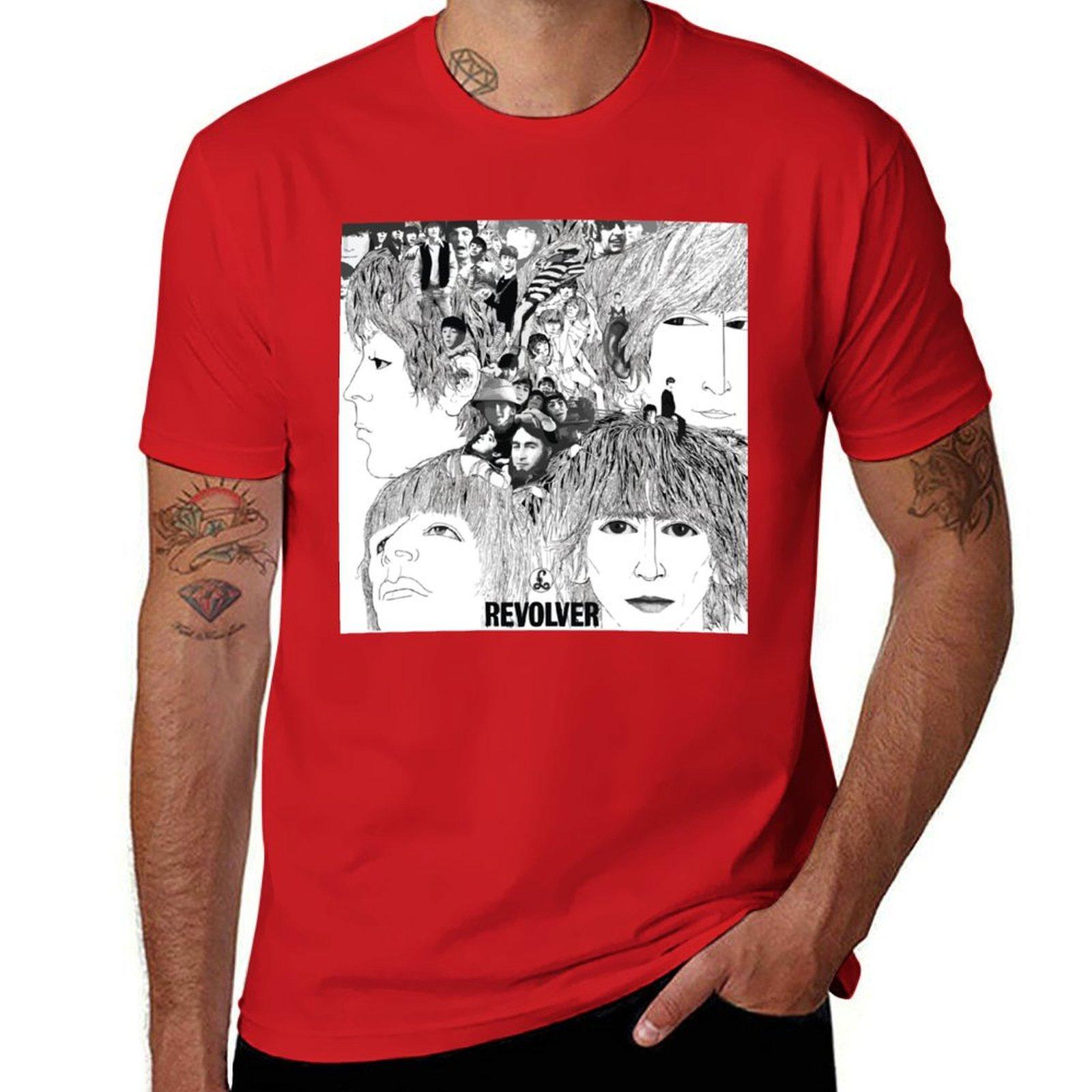 

Revolver Album Cover Classic T-Shirt graphics new edition vintage men graphic t shirts S