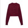 Womens Knit Cardigan Sweater Single-Breasted Fashion Casual Multi-Color Options Short Outerwear