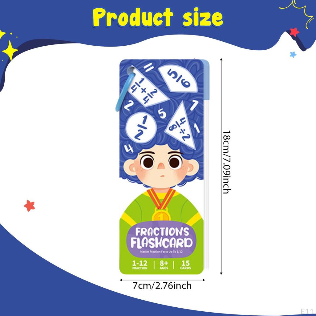 Kids Math Flash Cards Kindergarten Home Reusable Lightweight Flashcards