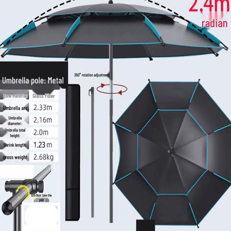 Wangfeng Outdoor Camping Sunshade Umbrella