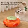 Built-in Feather Smart Interactive Cat Toy Non-slip Butterfly Cat Teaser Toy  Indoor