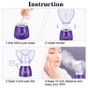 60ml 110V/220V Facial Steamer Deep Cleanser Mist Steam Sprayer Promote Blood Circulation Face Steamer Beauty Device Spa Skin Vaporizer