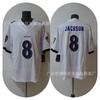 Baltimore Ravens NFL Camiseta de Fútbol para Hombre de Algodón Bordada Ropa del Equipo Rugby Aficionados al Deporte