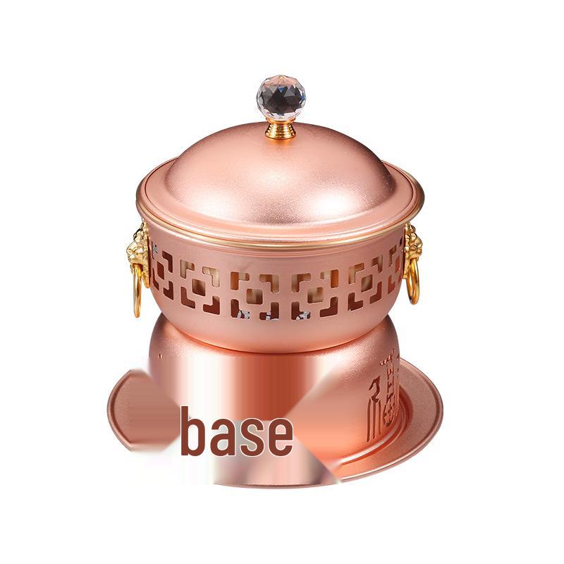Rose Gold Mini Alcohol Hotpot Stove with Brass Liner