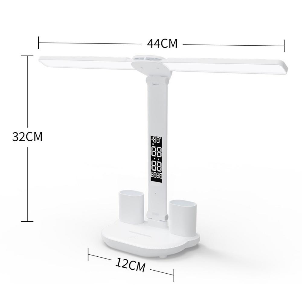 Table lamp-three folding clock rechargeable HY16