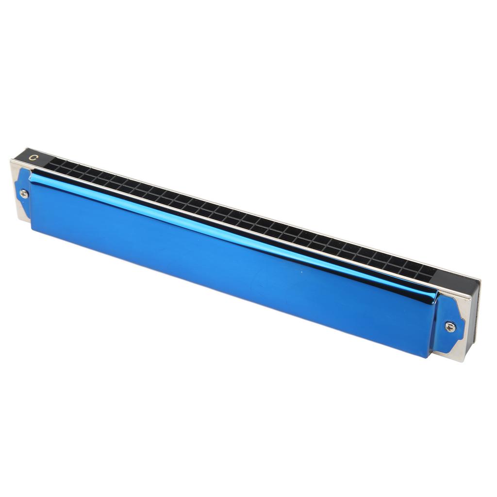 28 Hole Polyphonic C Key Harmonica Multi Point Support Firm Structure Harmonica C Mouth Organ for