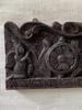 Hand Carved Wooden Tirupati Balaji Wall Panel: Hindu God Decor