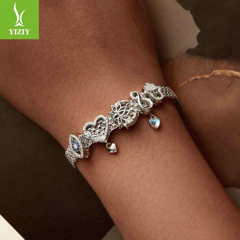Romantic Rose Basic Bracelet, Elegant S925 Sterling Silver Bracelet, High-End Bracelet.