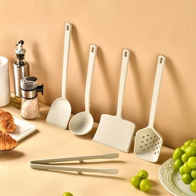 5Pcs Cooking Kitchenware Tool Silicone Cookware Set Baking Tools Tableware Silicone Shovel Spoon Food Tongs Kitchen Accessories