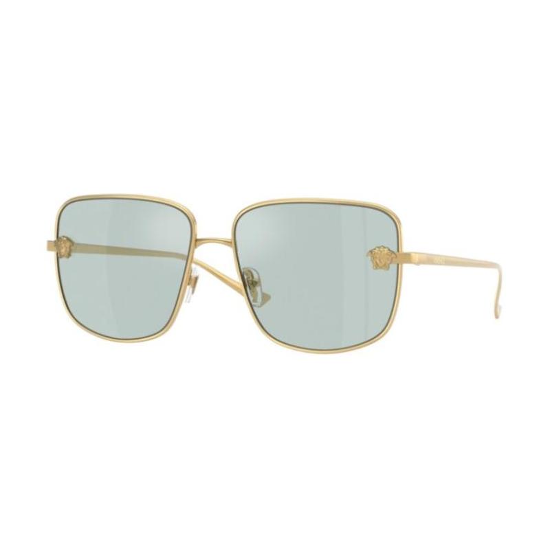 Versace Full frame design square sunglasses women's gold 20570865 VE2282-gold 59