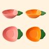 Ceramic Ginger Garlic Grater Dish Dipping Sauce Bowl 2-in-1 Mincer for Ginger Garlic Wasabi Dishwasher Safe Cute Carrot Shaped Sauce Dish for Sushi