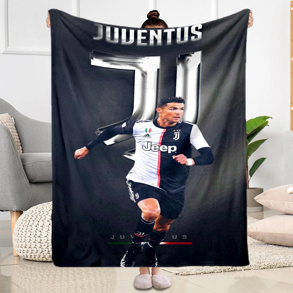 Cristiano Ronaldo Juventus Blanket Warmthful Decor Perfect for Couch Livingroom Bedding for All Occasions Warmthful Decor