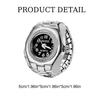 Orologio da dito punk vintage Mini cinturino elastico in lega Orologi Anelli per coppie Orologio per gioielli Orologio al quarzo romano retrò Anello per donna e ragazza