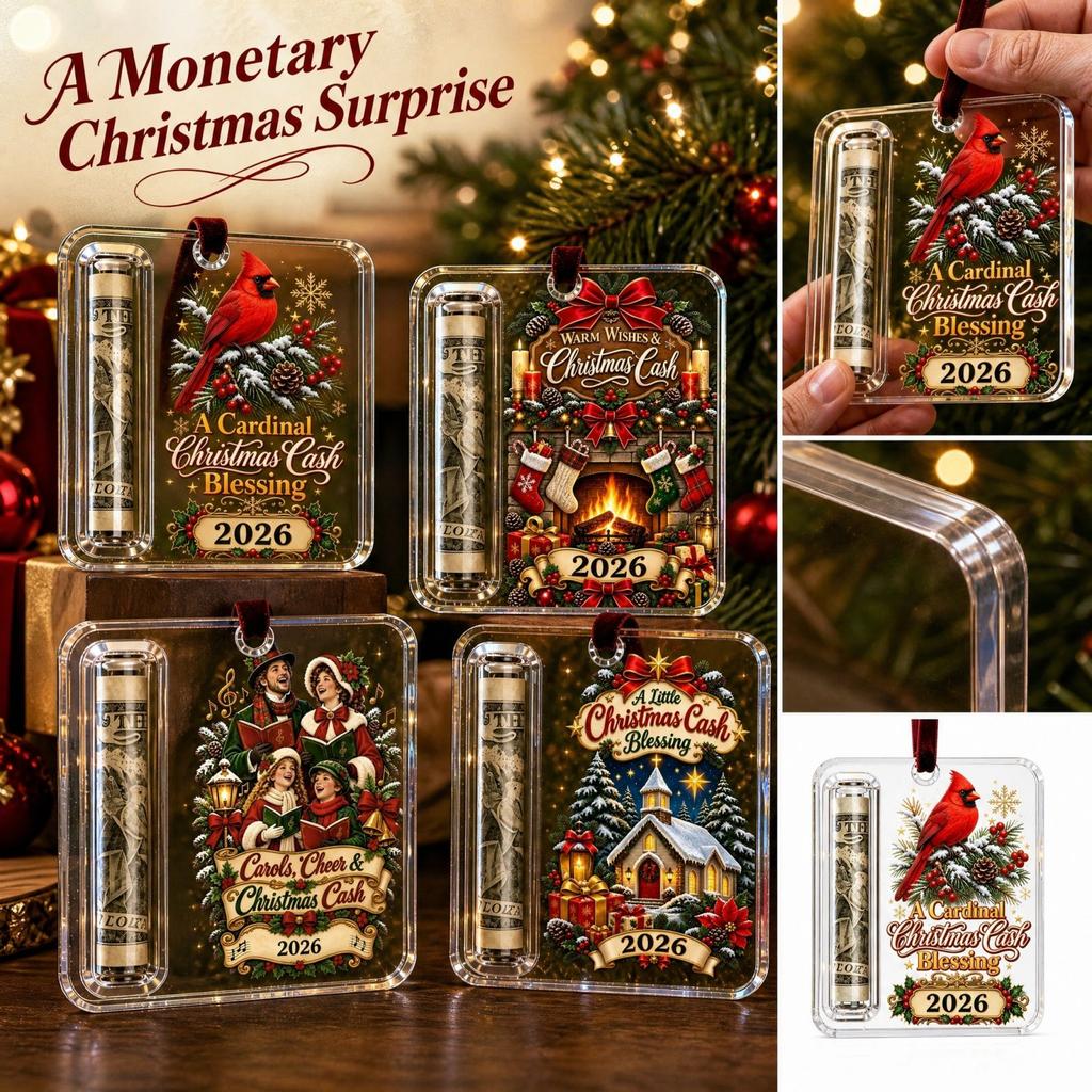 Acrylic Christmas Gift, Holiday Present for Gifting to Family and