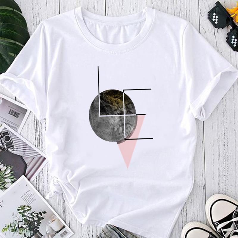 Mingxin cross-border supply chain loose large-size T-shirt round neck short-sleeved women's tide brand European and