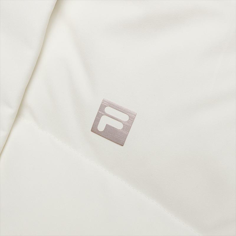 New FILA Athletics Down Jacket Women's Vanilla White A11W441905FIV