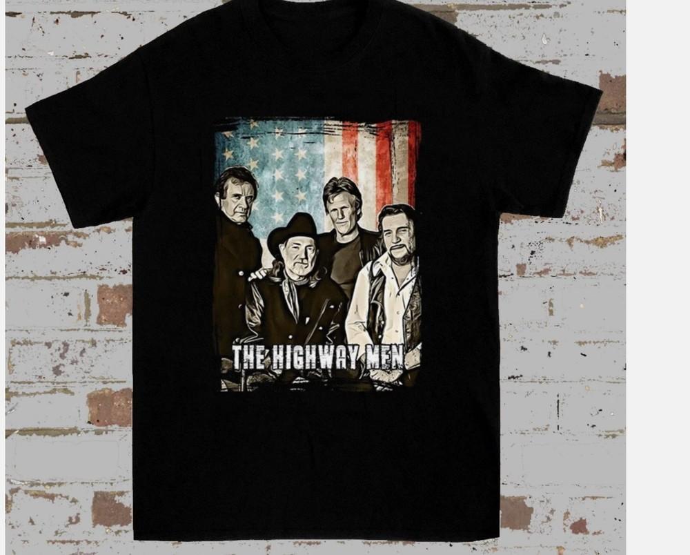 

The Highwaymen cotton T-Shirt Short sleeve all size S to 5XL TR1154 Unisex T-Shirt XXL
