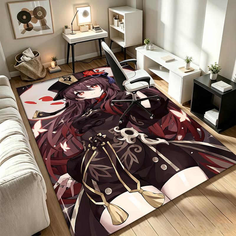 Genshin Impact  A rug suitable for office chair areas living rooms and computer desks perfect for home offices and an ideal holiday gift