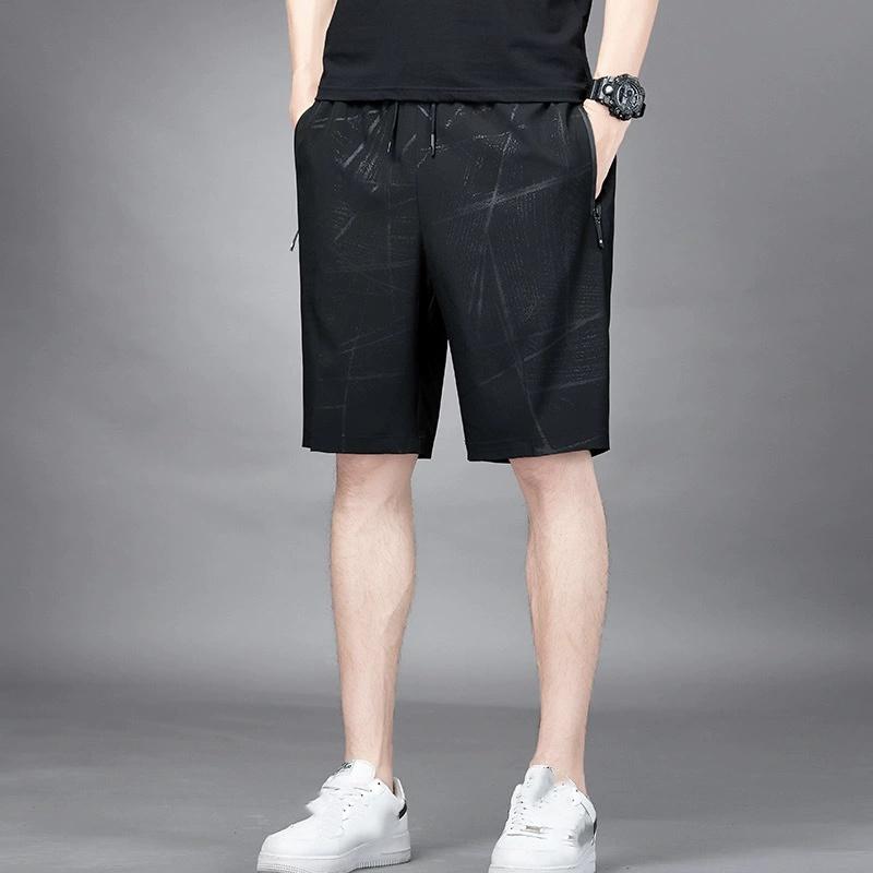 Men's Quick-Drying Sports Shorts Summer with Pockets Breathable for Running Fitness Training