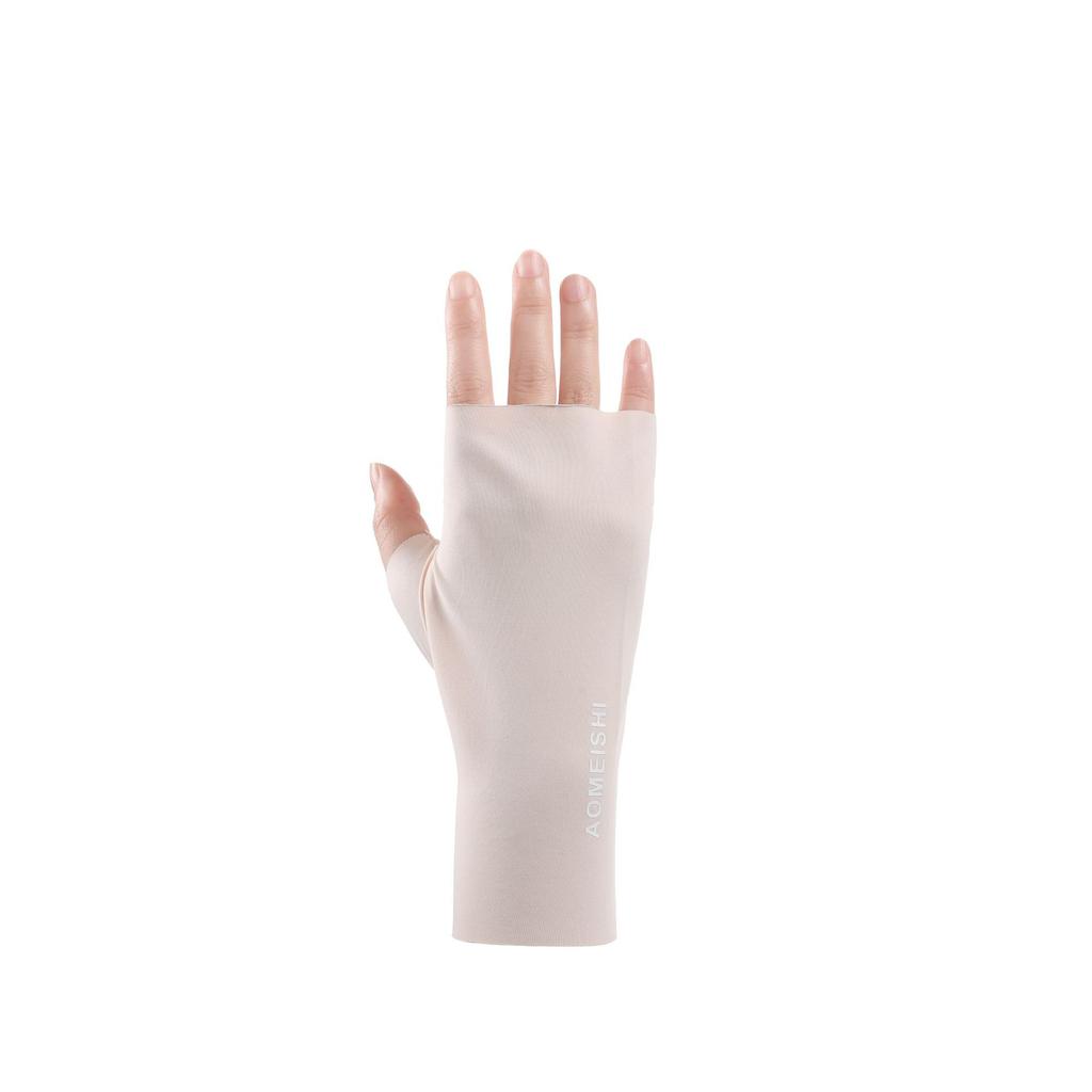 New Sun Protection Gloves for Women Thin UV Proof and Non slip Breathable Ice Silk Cool Driving Tram Ride