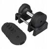 Adjustable dumbbell 23.5 kg With adjustable CO 1.5 kg black premium dumbbell