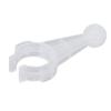 Universal Hose Holder Clip Oxygen Tube Cannula Transparent Fixing Clamp for Hospital