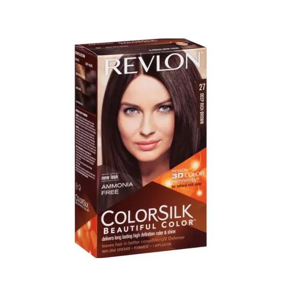 

Revlon Colorsilk Без аммиака 27 Насыщенный темно-коричневый