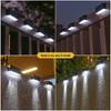 LED Waterproof Solar Step Light for Outdoor Courtyard, Staircase, and Garden Railings
