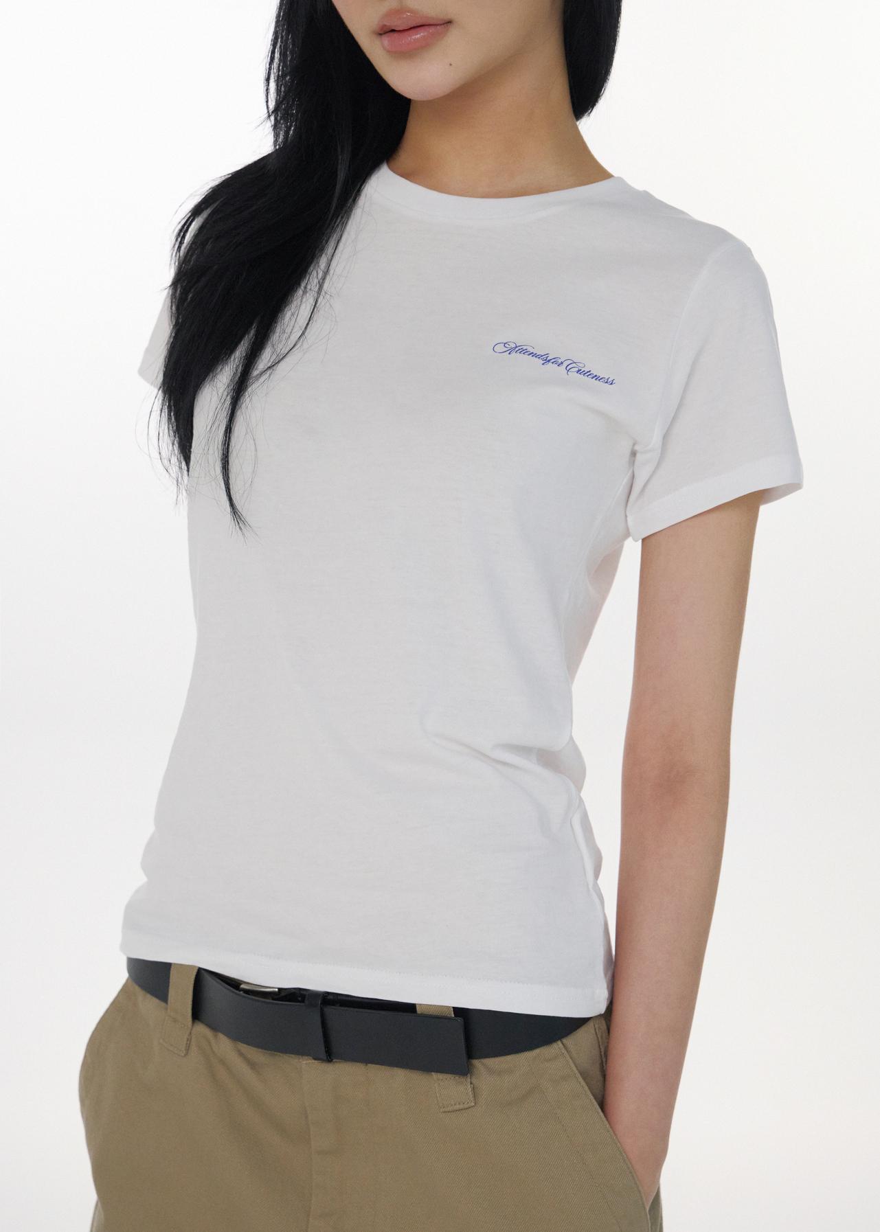 Attens Attends For Cuteness Tee (White)