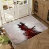 Blood-borne game Floor Mat Soft Thickened Absorbent Non-Slip Bedroom Living Room Door Mat Home Decor Flannel Rugs