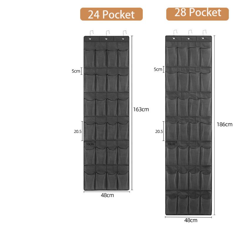 24.12.28 Mesh-Taschen zum Aufhängen an der Wand, Schuh-Organizer, Rack über der Tür, Stoffschrank, Schrank, Kleinigkeiten, Schuh-Aufbewahrungstasche