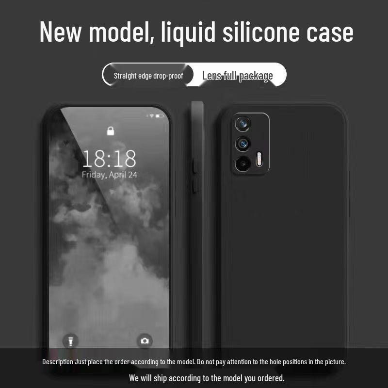 Realme GT Neo Solid Color Liquid Full Coverage Drop Protection Soft Case