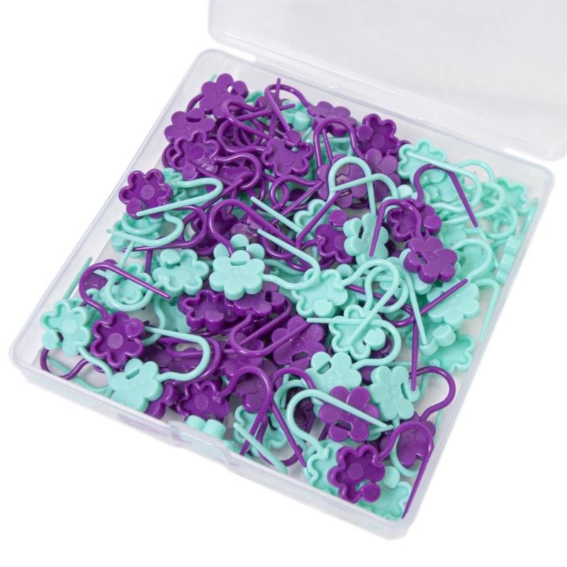 1 Set Knitting Markers Stitching Markers with Yarn Needle Knitting Tool Large Eye Sewing Needle Knitting Needle