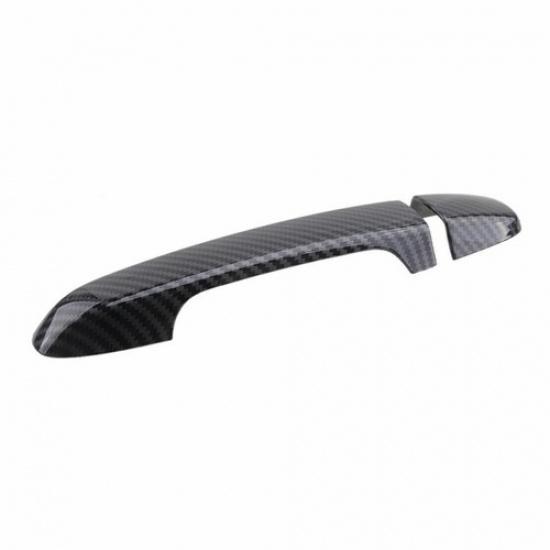 4Pcs Side Door Handle Cover For Toyota Camry 2012-2017 Carbon Fiber Style Trim