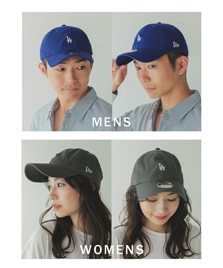 New Era 9TWENTY MLB MINI LOGO DONOBAN Special Edition Cap NY LA Baseball Cap with Mini Adjustable Cross One Size Fits Graphite (14327441) Logo, Size,