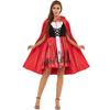 Ladies Halloween Little Red Riding Hood Costumes, Stage Costumes, Role-playing, Game Uniforms