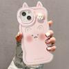 Cute puppy doll lanyard suitable for mobile phone case iphone double bracket new model