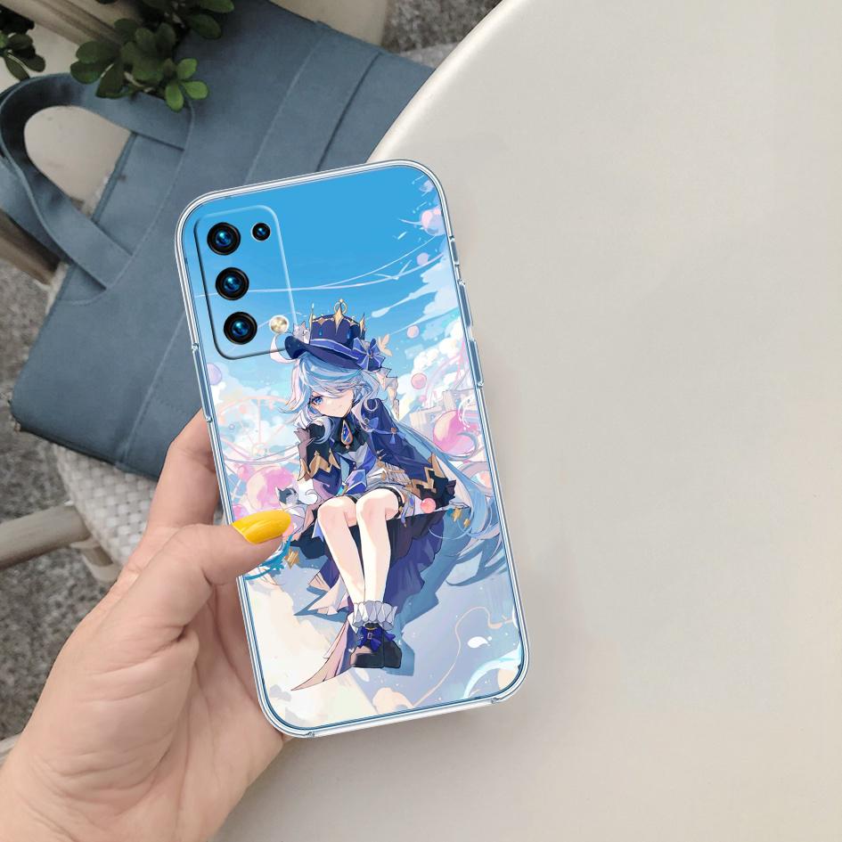 FM26 Genshin Impact Soft Shell Transparent Phone Case for Samsung Galaxy A04 A04S A14 A23 A34 A54 M23 M33 M52 M53