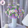 Colorful Chrysanthemum Daisies Chenille Stem Material Pack 1081 (Flower Stem Style)