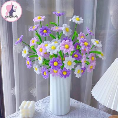 Colorful Chrysanthemum Daisies Chenille Stem Material Pack 1081 (Flower Stem Style)