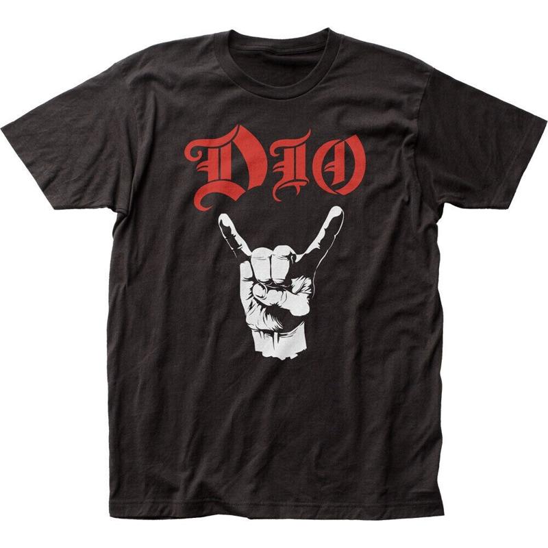 Dio Devil Horns Rock N Roll Music Band Retro T Shirt For Fans