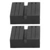 2 Pcs Jack Rubber Pad Universal Slotted Frame Rail Pad Adapter Good Crush Resistance Jack Lift Puck