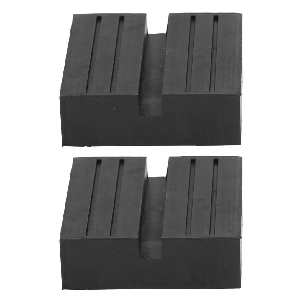 2 Pcs Jack Rubber Pad Universal Slotted Frame Rail Pad Adapter Good Crush Resistance Jack Lift Puck