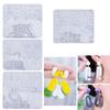 4Pcs Earrings Silicone Mold Crystal Epoxy Resin Mould Irregular DIY Ear Drops