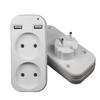 Multi Functional Socket Wall USB Plug Type C Adapter Double USB Socket For Phone Charge Double Port Extension Electrical Outlet