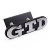 3D Metal Car Front Grill GTD Logo Rear Trunk Sticker Emblem Badge For Volkswagen VW Golf 4 5 6 7 7 MK4 MK5 MK6 MK7 MK8
