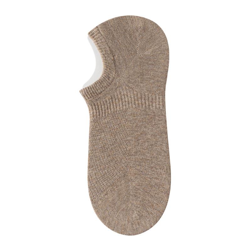Men's Summer Cotton Mesh Invisible Do Not Fall Off with Shallow Mouth Socks