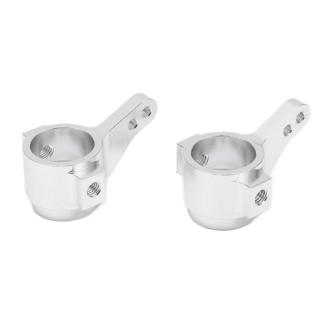 2Pcs Steering Cups Aluminum Alloy RC Car Replacement Parts Accessories for TAMIYA CC01Silver