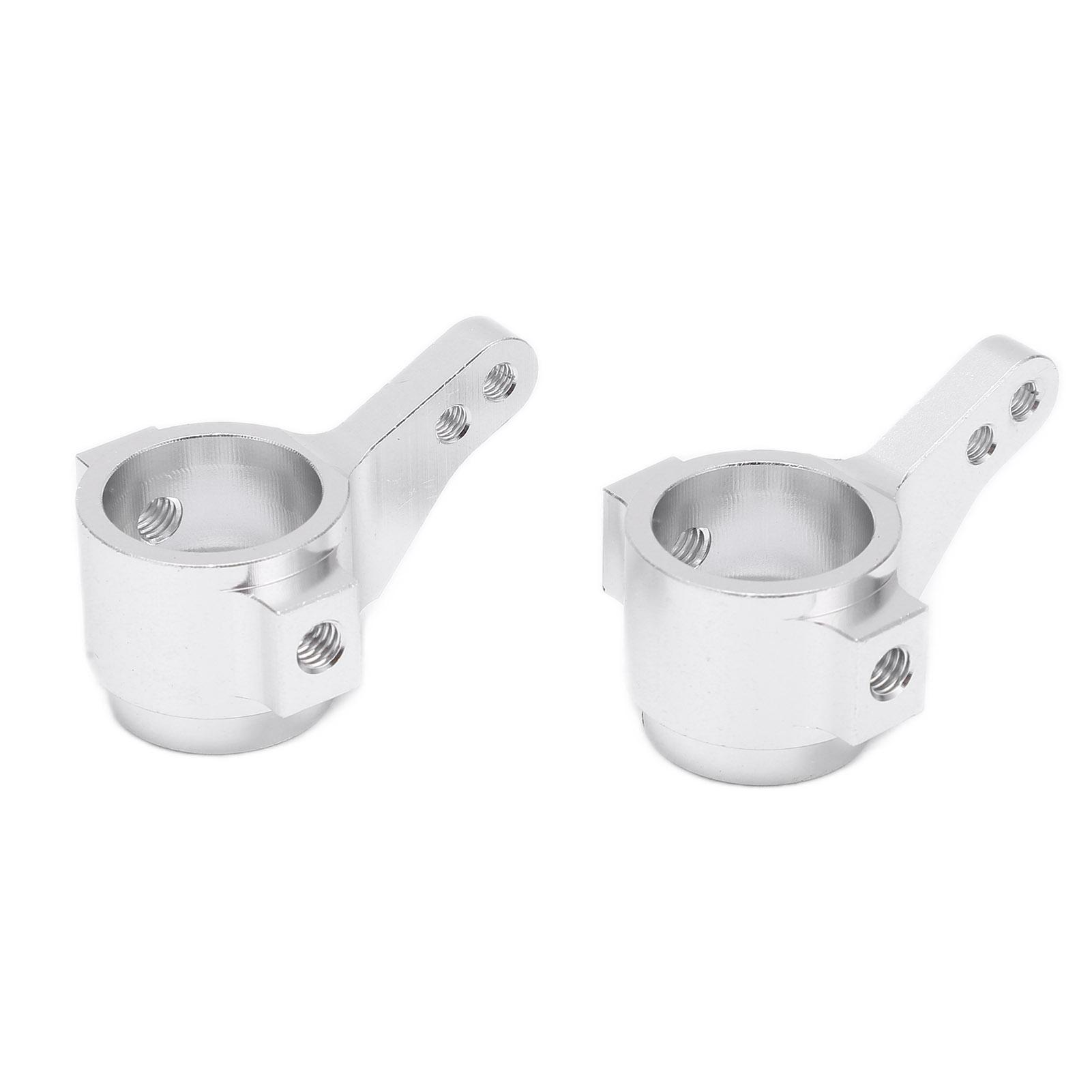 

2Pcs Steering Cups Aluminum Alloy RC Car Replacement Parts Accessories for TAMIYA CC01Silver срібний