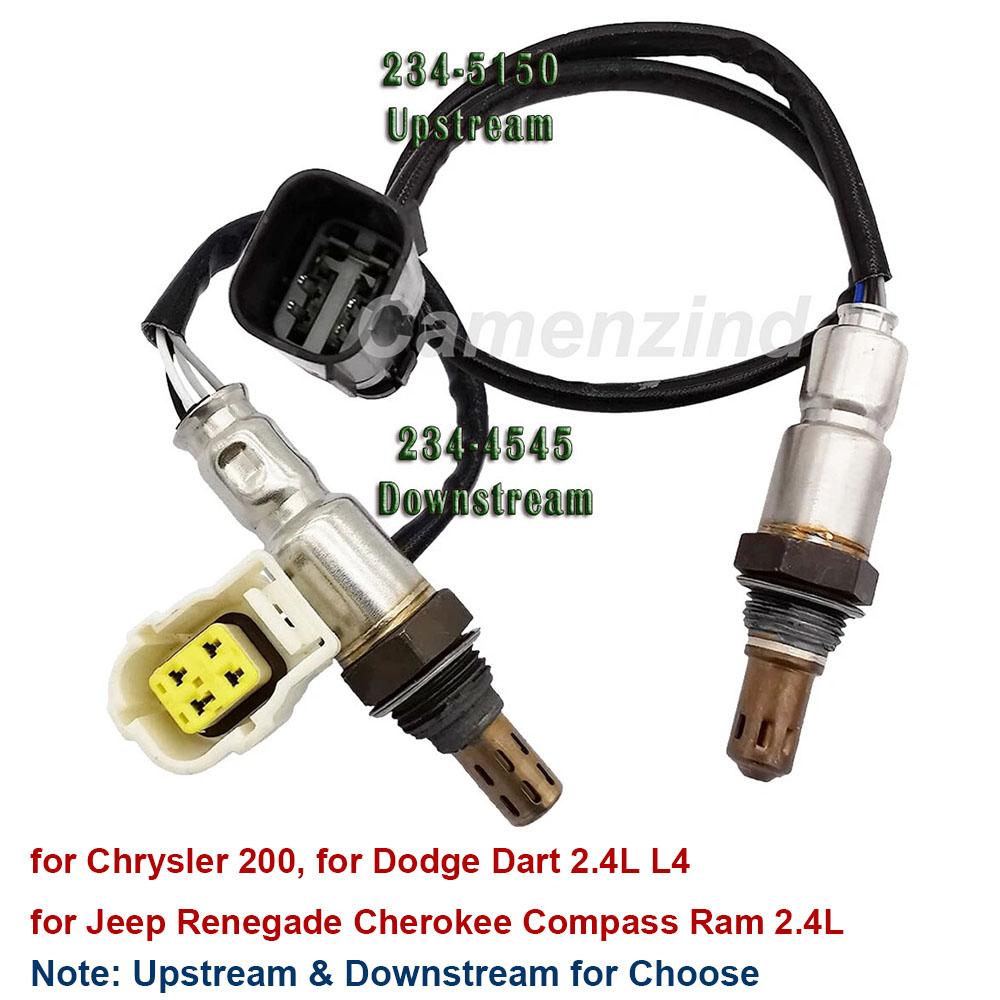 O2 Oxygen Sensor Front or Rear 68087364AA 05149180AA for Chrysler 200 Jeep Renegade Cherokee Compass Ram 2.4L L4 2345150 2344545